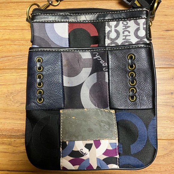 Patchwork Coach Satchel - Picture 3 of 11